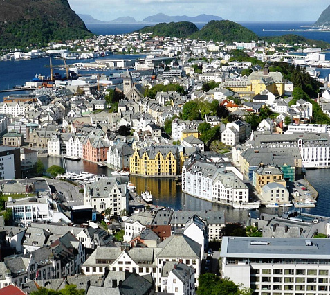 Олесунн: северная жемчужина. Пешеходная экскурсия, 2 часа