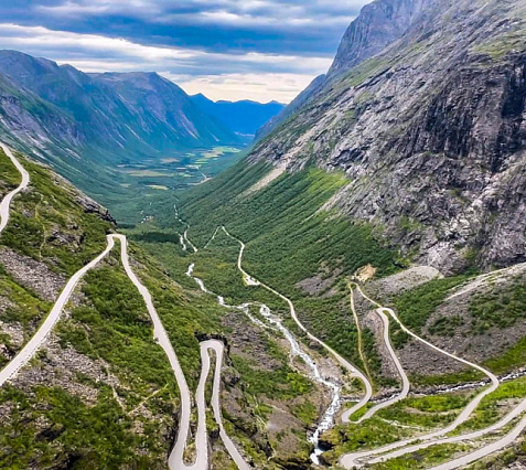 Дорога и Стена Троллей: путешествие по Молде и Ондалснесу